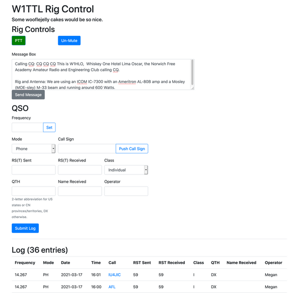 W1TTL Rig Control